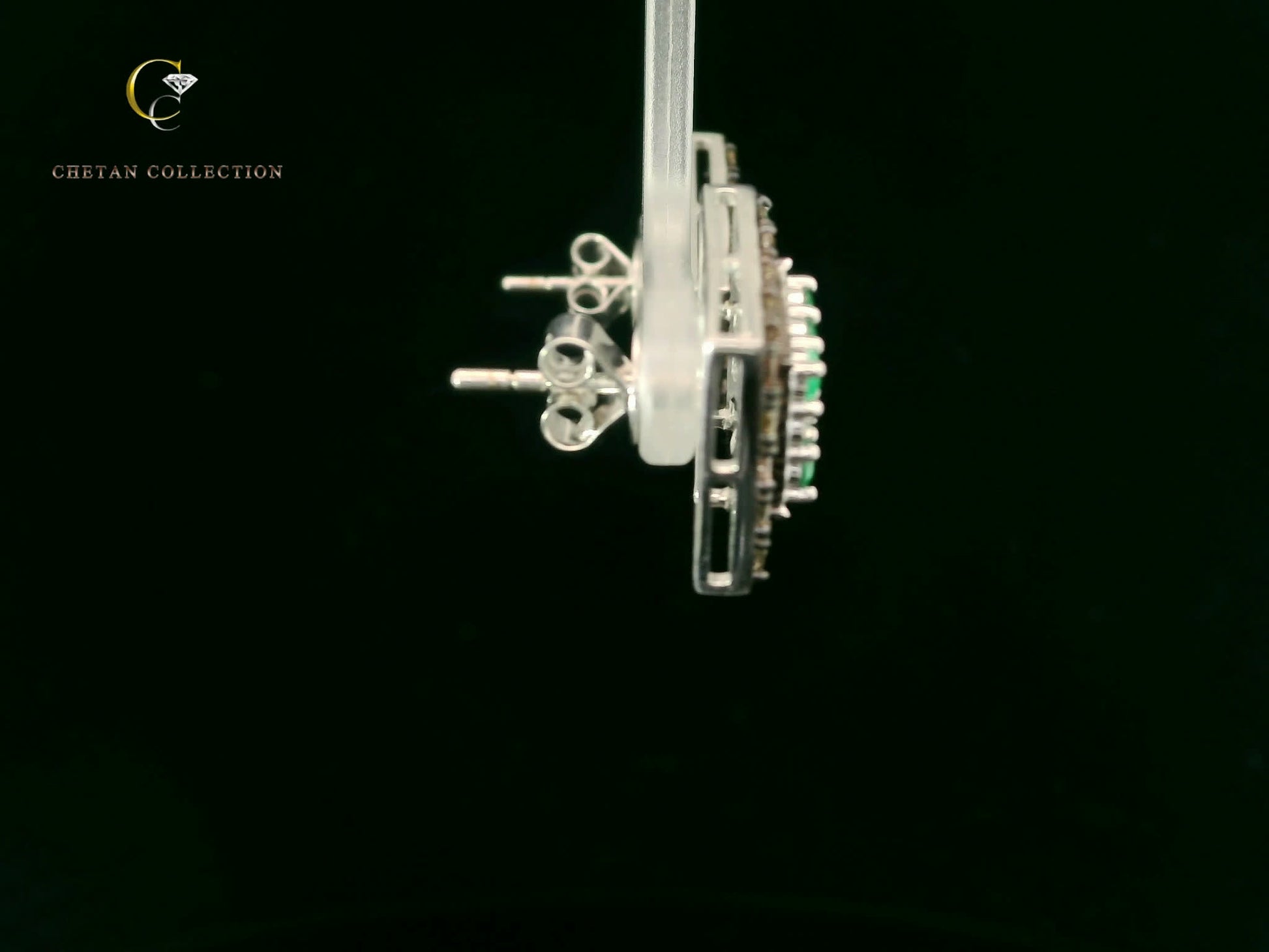 786 Earring 10KW 5.3 gm 1.3 ctw  Tag$2244
