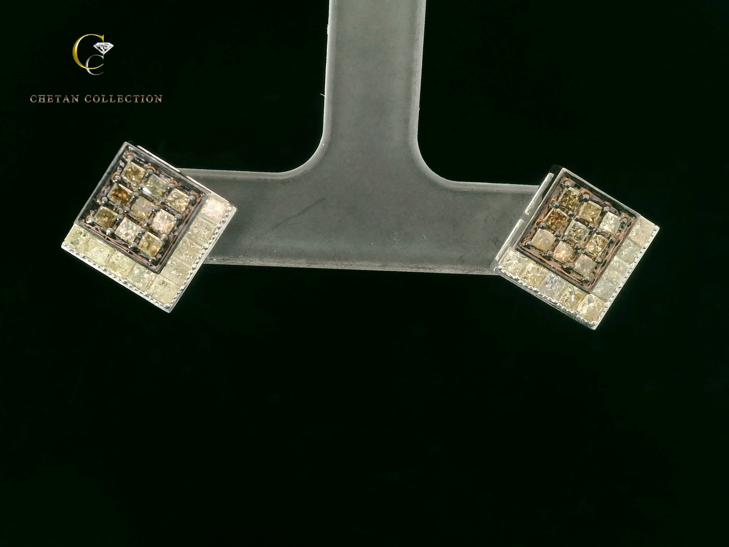 787 Earring 10KW 3.3 gm 1.31 ctw  Tag$1469