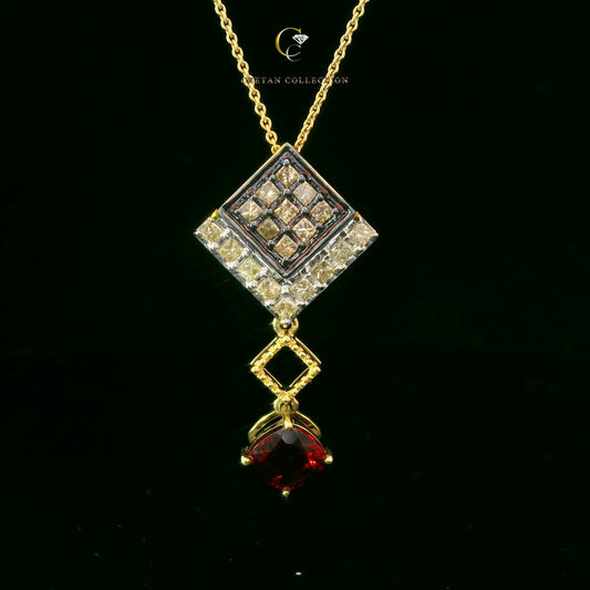 788 Pendant 10KY 2.3 gm 0.6 ctw  Tag$985