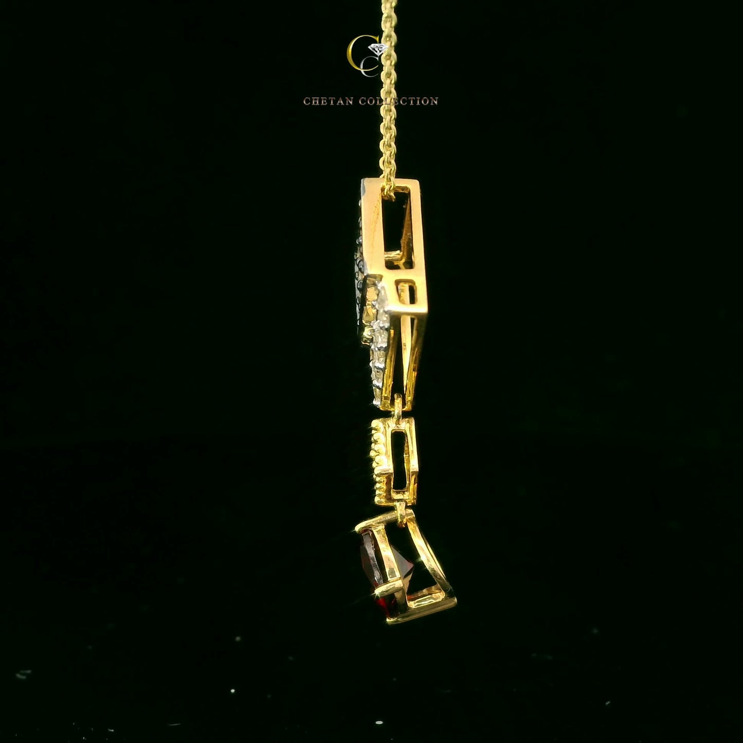 788 Pendant 10KY 2.3 gm 0.6 ctw  Tag$985