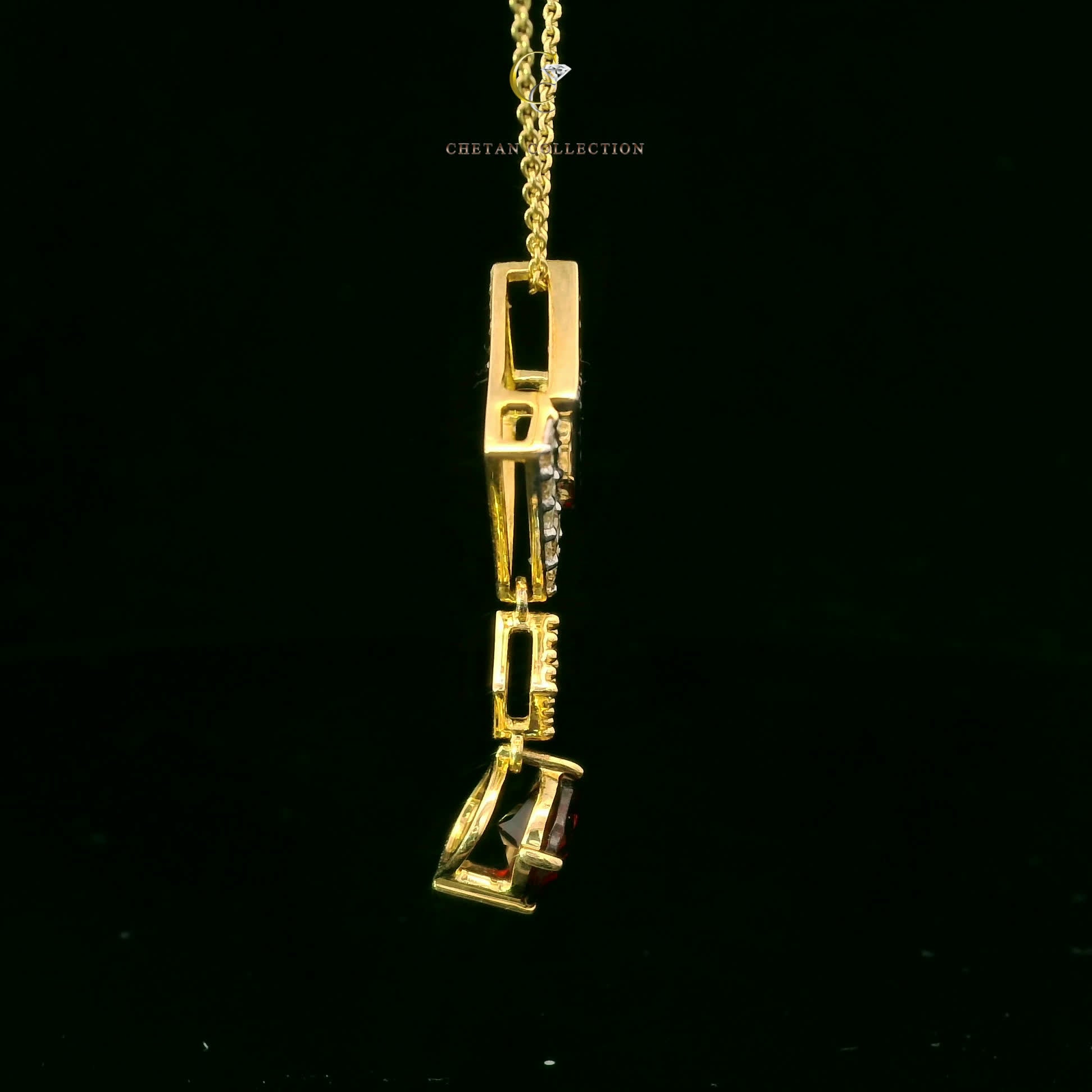 788 Pendant 10KY 2.3 gm 0.6 ctw  Tag$985
