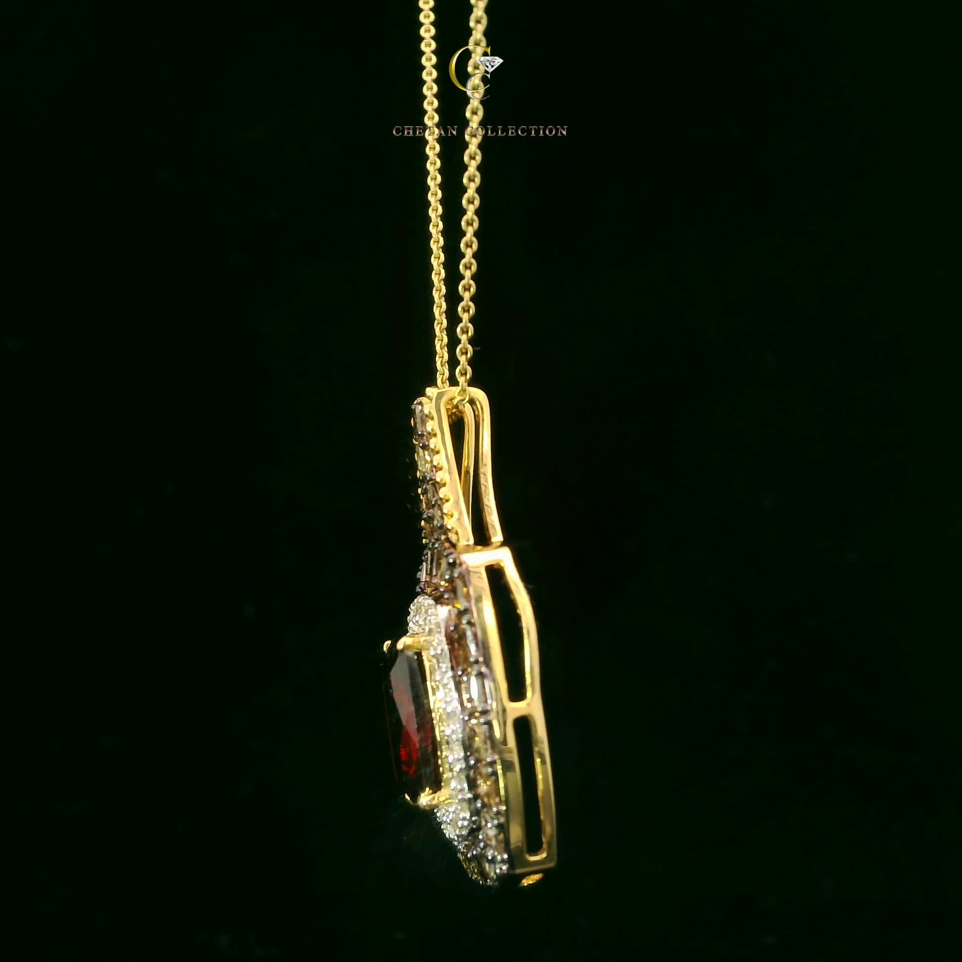 789 Pendant 10KY 5.2 gm 1.48 ctw  Tag$2233