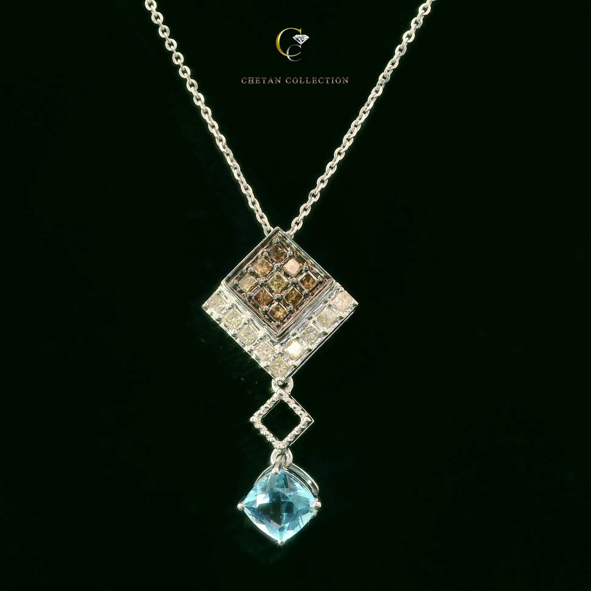 791 Pendant 10KW 2.3 gm 0.5 ctw  Tag$963