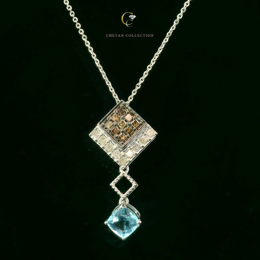 791 Pendant 10KW 2.3 gm 0.5 ctw  Tag$963