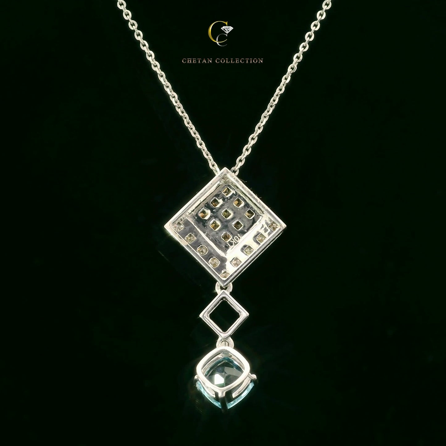 791 Pendant 10KW 2.3 gm 0.5 ctw  Tag$963