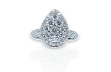 Load image into Gallery viewer, Dazzling Brilliance : 18KW gold ring with 4.55gm, 1.96ctw diamonds - Chetan Collection