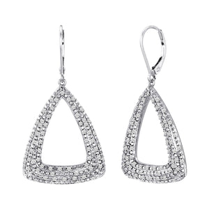 Triangle Hoop Earrings Two - Chetan Collection